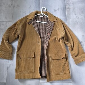 Pendleton Men's Brown Corduroy Wool Reversible Jacket